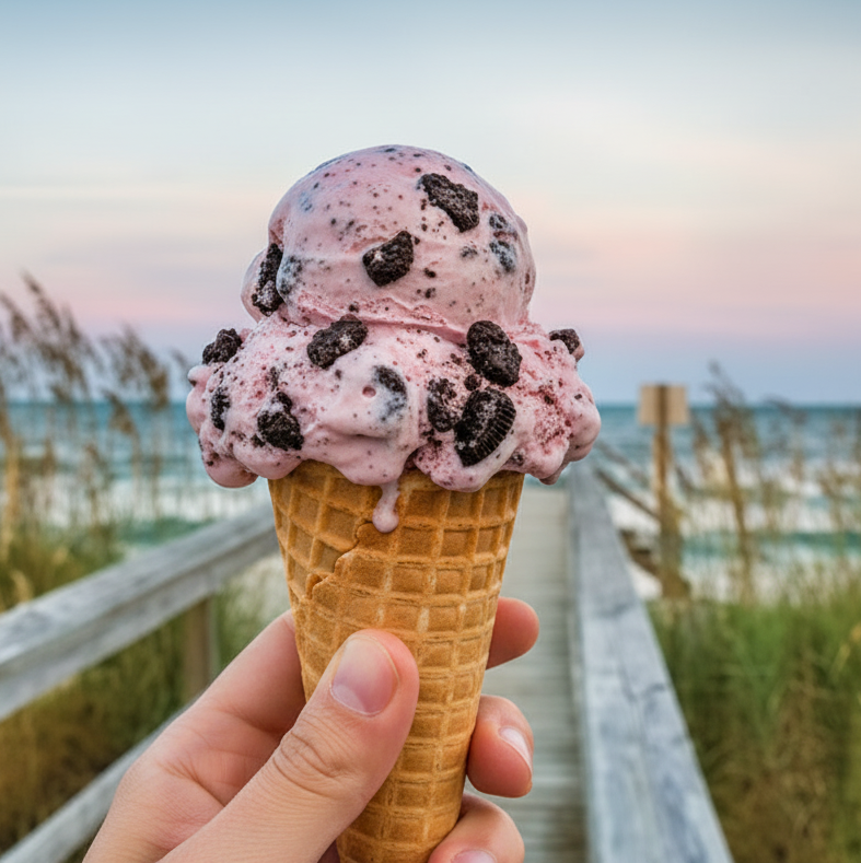 Strawberry Oreo Ice Cream
